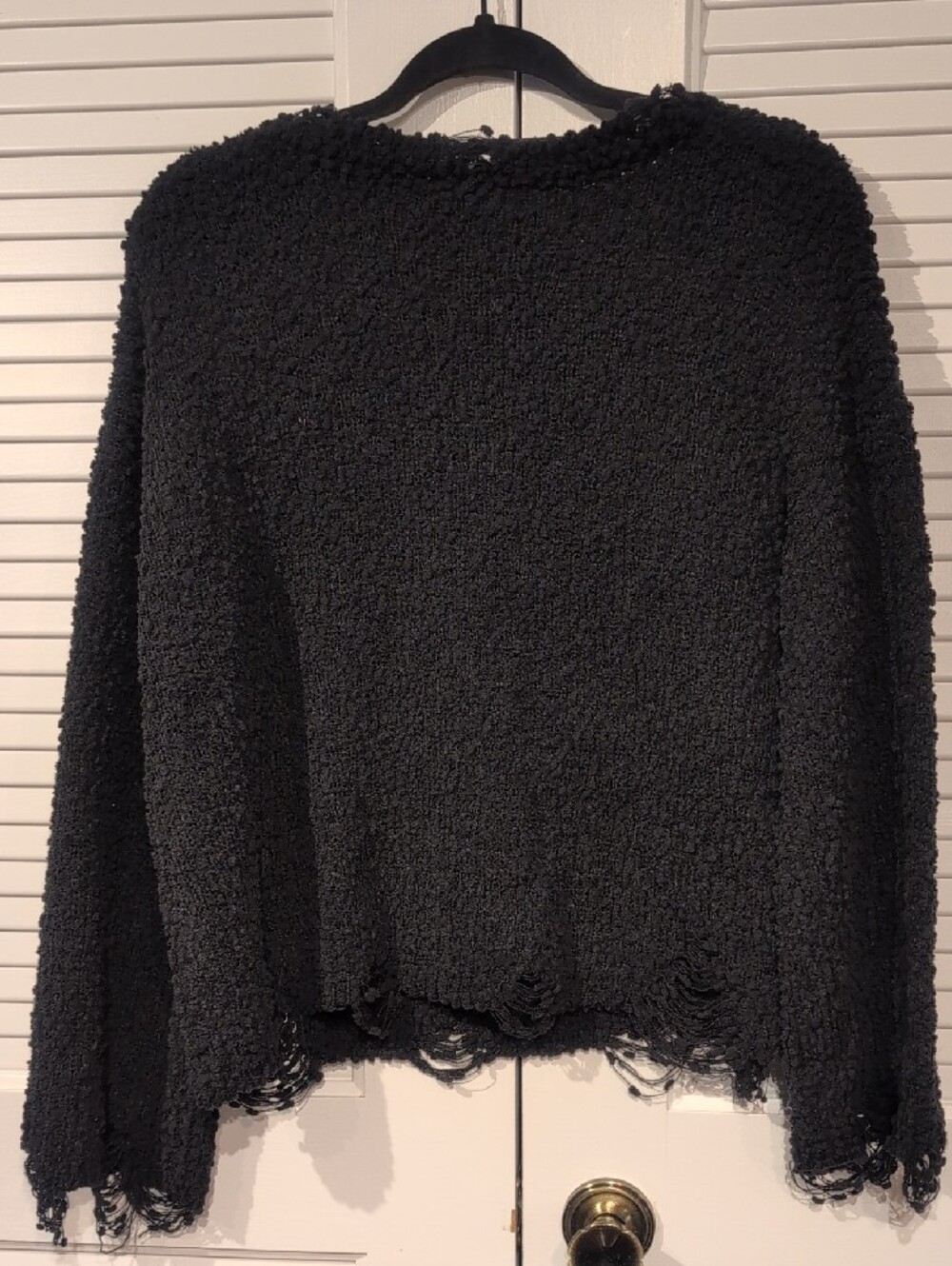 POL Heart Popcorn Knit Oversized Sweater Size S - Picture 3 of 8